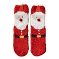 thumbnail image 1 of Kedshhgu Clearance Christmas Socks Wearable Warm Sock for Winter, Cozy Soft Fuzzy Xmas Gift for Family Indoor Holiday Bedroom Living Room, 1 of 8