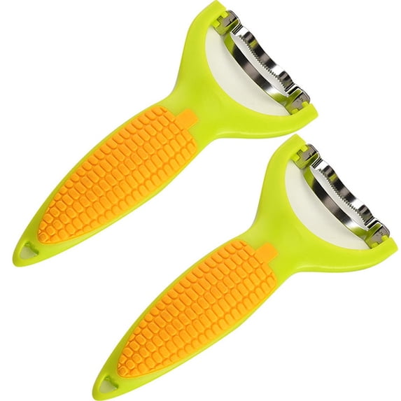Kedshhgu Corn Planer Kitchen Gadget Non-slip Handle Corn Planer Peeler Of Improved Maize Stripper Corn Peeler Corn Stripper Corn Cutter Corn Quick Stainless Steel