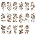 thumbnail image 1 of Kedshhgu Clearance Garden Fence Large Flower Stencils-DIY Decoration 2024 New Reusable Floral Stencil For Painting On Wooden Wall Hedge Patterns, 1 of 9