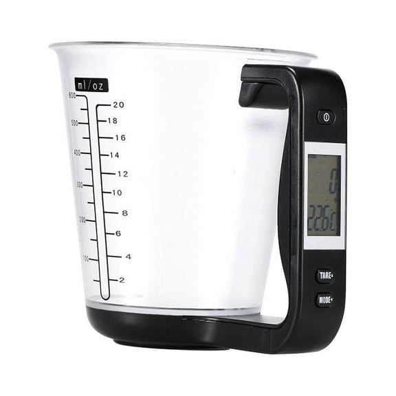 Kedshhgu LCD Display Digital Measuring Cup Electronic Measuring Cup 500g 0.1g Electronic Platform Scale Gram Scale Multifunctional Kitchen Measuring Cup Scale