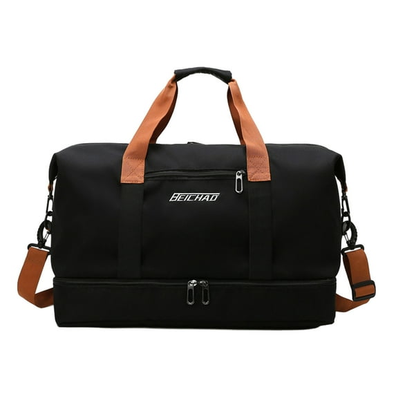 Kedshhgu Large Travel Tote Bag, Expandable Gym Tote Bag,Carry On Overnight Bags For Women With Trolley Sleeve Wet Pocket,travel Duffel BagsTravel Bag, Sports Tote Gym