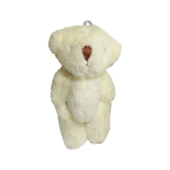 Kedshhgu Clearance Mini Multi-color Plush Toy Joint Bear Doll Long Hair Hat Necklace Accessories