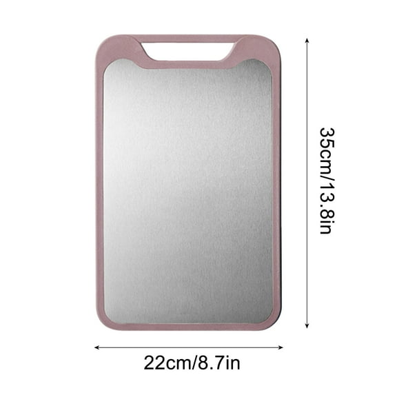 Kedshhgu Titanium Cutting Board - Stainless Steel Cutting Board For Kitchen 304 Chopping Board Food-Grade For Meat Fruit Vegetables Dishwasher Safe Can Be Hung