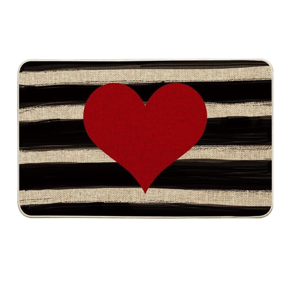 Kedshhgu Valentines Day Door Mat Valentines Welcome Mats Outdoor For Front Door Valentine Gnomes Love Hearts Gifts Non Slip Doormat Indoor Entryway Floor Rug For Outsi