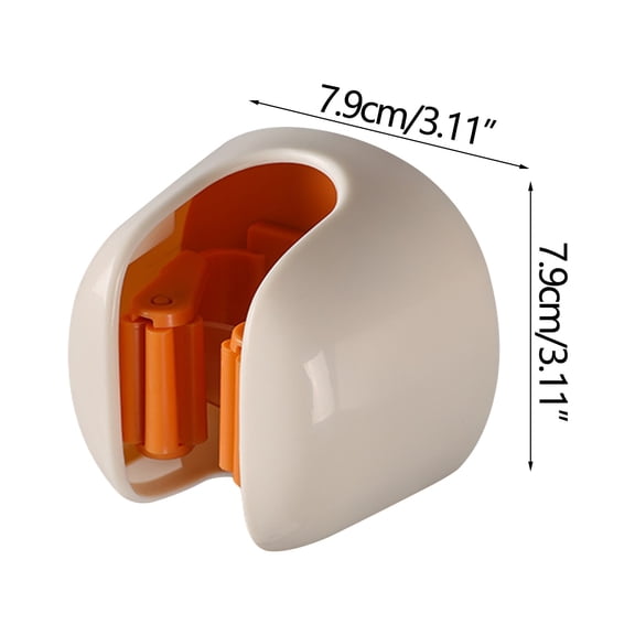 Kedshhgu Wall Mounted Mop Organizer Brush Mop Hanger Storage Rack Kitchen Tool