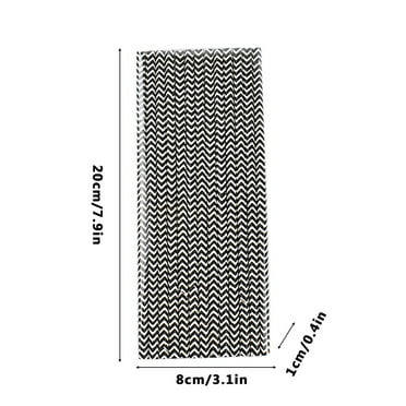 Kedshhgu Colored Wave Paper Drinking Straw Can Be Naturally Decomposed Party Birthday Party Biodegradable Paper Straws for Drinking