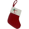 thumbnail image 1 of Kedshhgu Exquisite Red Christmas Stocking Set, Small Xmas English Letters Hanging Stockings, for Christmas Party Decoration New Year Party Gift Favors Supplies, 1 of 2