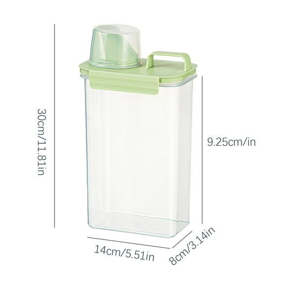 Kedshhgu Household Plastic Transparent Large Sealed Cans Rice Grains and Miscellaneous Grains Storage Boxes Dry Food Storage Container Thicken Plastic Clear Food Storage Box with Pouring Spout