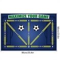 thumbnail image 1 of Kedshhgu Indoor Soccer Training Mat, Football Ball Step Footwork Performnce Mat, Non-Slip Silent Equipment for All Ages to Improve Speed, Strength and Coordination, Multiple Sizes, 1 of 3