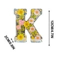thumbnail image 1 of Kedshhgu Petals 26 Letters Night Light, Resin Multi Purpose Personalized Arrangement of Floral Night Lights, Suitable as A Christmas, Valentine's Day, Teacher's Day Gift(Random Flower), 1 of 3