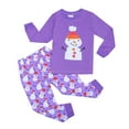 thumbnail image 1 of Kedxroy Boys Girls Christmas Pajamas Toddler Kids Pjs Girls Boys Santa Claus Pajamas Cotton Winter Sleepwear Children Clothes(Purple,6-7 Years), 1 of 7