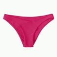 thumbnail image 1 of Kedxroy Womens Bikini Bottom High Waisted Cross Front Bathing Swimsuit Full Coverage Swim Briefs(Hot Pink,M), 1 of 4