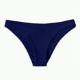 thumbnail image 1 of Kedxroy Womens Bikini Bottom High Waisted Cross Front Bathing Swimsuit Full Coverage Swim Briefs(Navy,L), 1 of 4