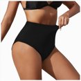 thumbnail image 1 of Kedxroy Womens High Waisted Bikini Bottoms Full Coverage Bathing Suit Bottoms Tummy Control Swimsuit Bottoms(Black,M), 1 of 5