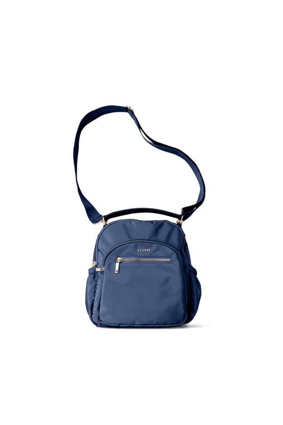 Aire Convertible Backpack Crossbody Carry-On Bag, Navy (Women's)