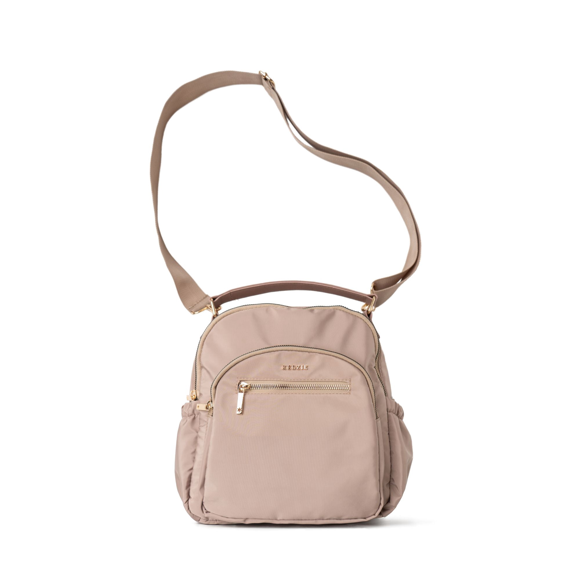 Kedzie Aire Convertible Backpack Crossbody Carry-On Bag, Taupe (Women's)