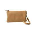 thumbnail image 1 of Kedzie Eclipse Colorblocked Convertible Wallet Crossbody Bag in Vegan Leather, Colorblock Tan (Women's), 1 of 7