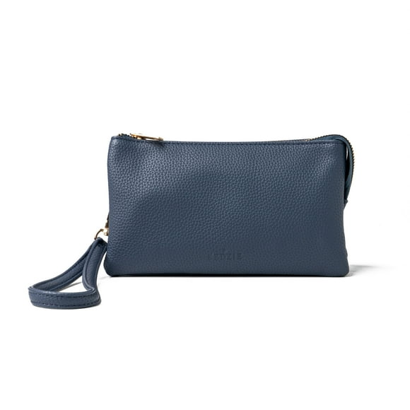Kedzie Eclipse Convertible Wallet Crossbody Bag in Vegan Leather, Blue (Women's)