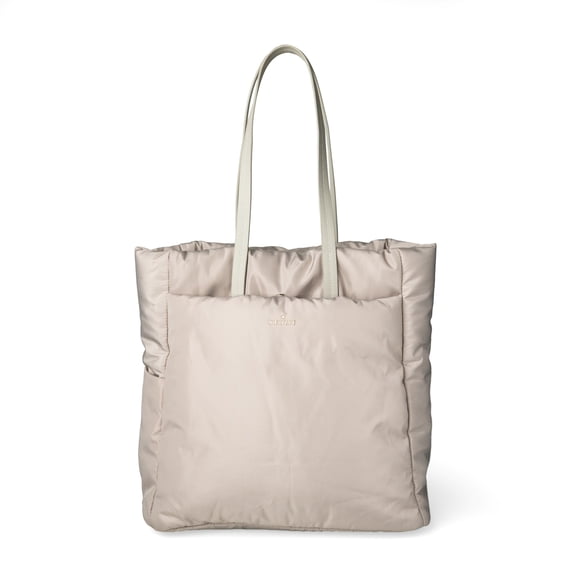 Kedzie Loft Shoulder Bag, Vegan Leather Hobo Handbag with Adjustable Strap, Gray