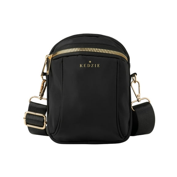 Kedzie Midtown Crossbody Lightweight Purse, Black (Women's)