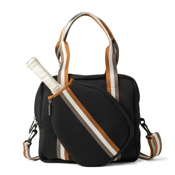 Kedzie Pickleball Paddle Carrying Tote Bag Black