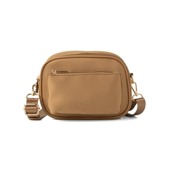 Kedzie Sloane Crossbody Bag Water Resistant, Camel (Women's)
