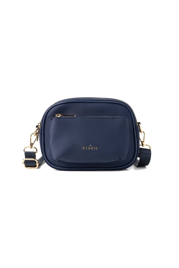Sloane Crossbody Bag Water Resistant, Navy (Women's)