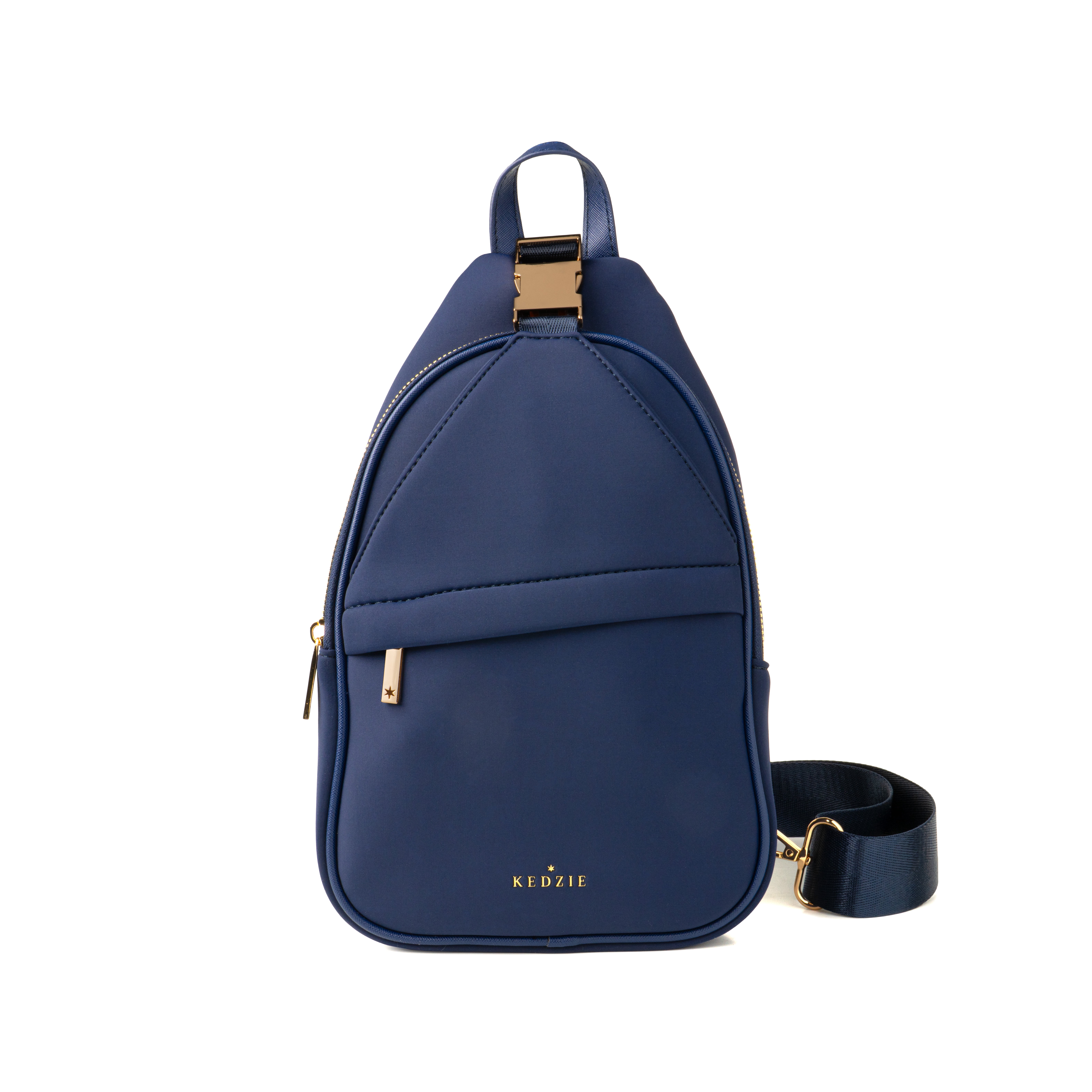 Kedzie Sloane Sling Water Resistant Purse, Navy (Women's)