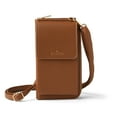 thumbnail image 1 of Kedzie Women's Smartphone Crossbody Wallet with Adjustable Strap, Chestnut, 1 of 8