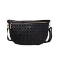 thumbnail image 1 of Kedzie Women's Vegan Leather Crossbody Bag with Adjustable Strap, Black, 1 of 7
