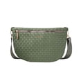thumbnail image 1 of Kedzie Women's Vegan Leather Crossbody Bag with Adjustable Strap, Green, 1 of 7
