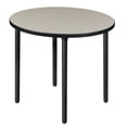 thumbnail image 1 of Kee 30" Round Folding Breakroom Table in Maple/ Black, 1 of 5
