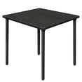 thumbnail image 1 of Kee 30" Square Folding Breakroom Table- Ash Grey/ Black, 1 of 6