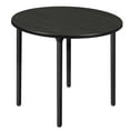 thumbnail image 1 of Kee 36" Round Folding Breakroom Table- Ash Grey/ Black, 1 of 8