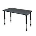 thumbnail image 1 of Kee 48" x 30" Height Adjustable Classroom Table - Grey, 1 of 6