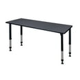 thumbnail image 1 of Regency Kee 60" x 24" Height Adjustable Classroom Table - Grey, 1 of 6