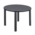 thumbnail image 1 of Regency 48 in. Large Round Breakroom Table- Grey Top, Black Legs, 1 of 3