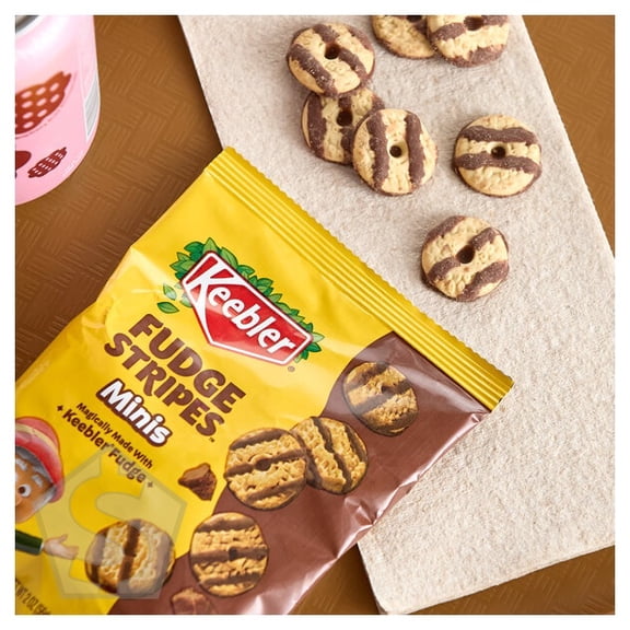 Keebler 2 oz. Mini Fudge Stripes Treat Pack - 60/Case