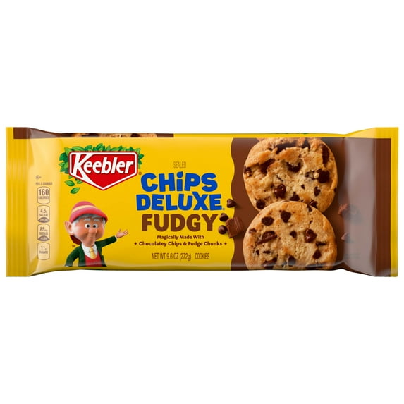 Keebler B Chips Deluxe Fudgy Baked Cookies 9.6oz