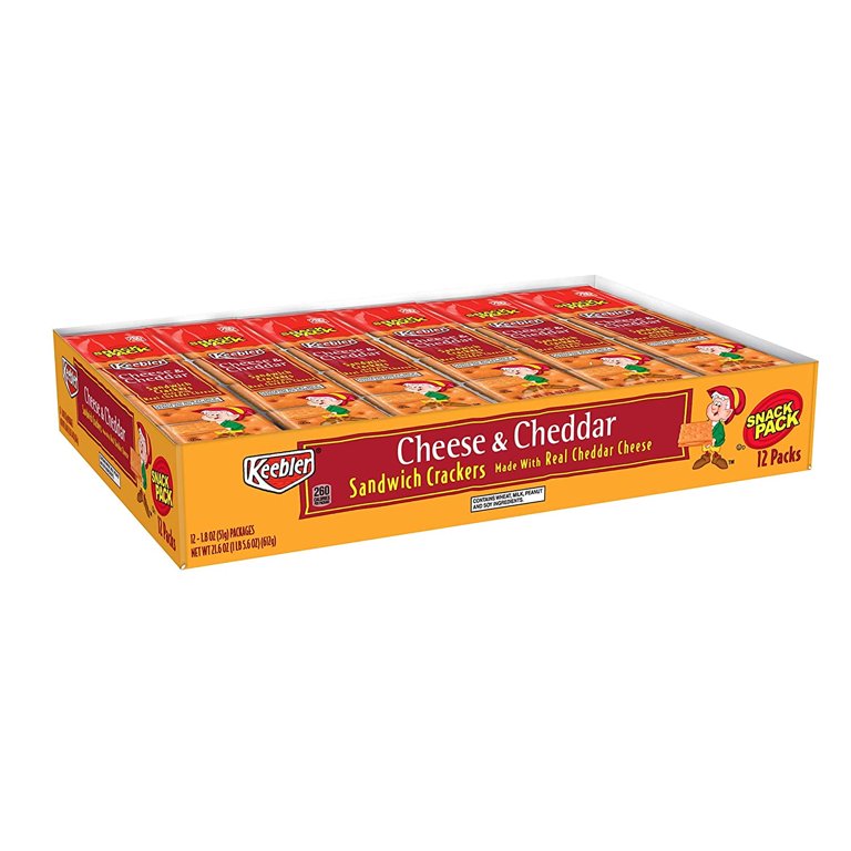 KlLLERBURNER　cheese Keebler Cheese & Cheddar Sandwich Crackers Single Serve 1.8