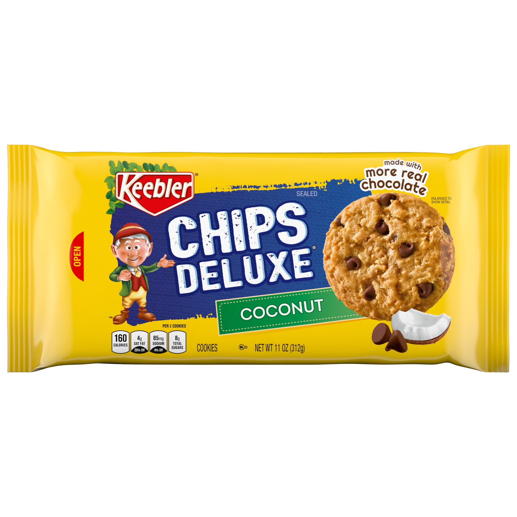 Keebler Chips Deluxe Coconut Cookies, 11 oz