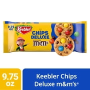 Keebler Chips Deluxe Cookies Made with M&M’s, Chocolate Chip Cookies Made with M&M’s, 9.75 oz