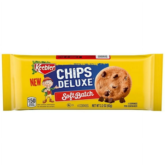 Keebler Soft Batch Chocolate Chip Cookies, 2.2 Oz