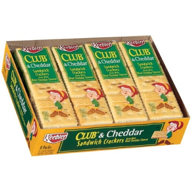 Keebler, Club & Cheddar Sandwich Crackers - Walmart Business Supplies