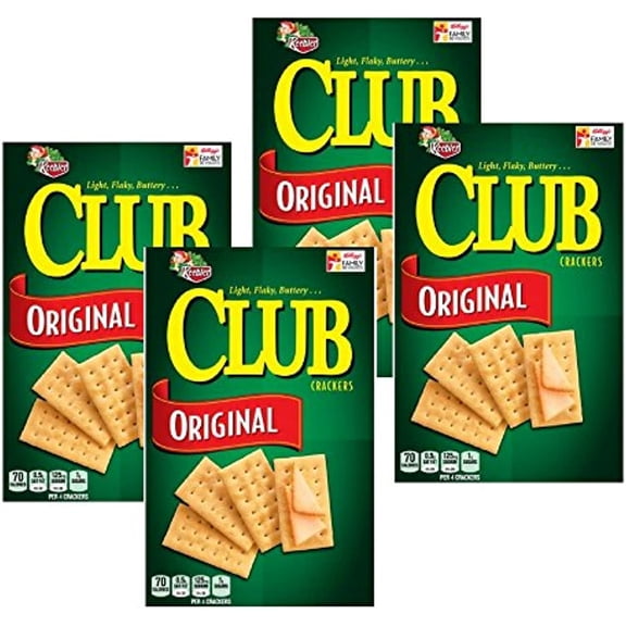 Keebler Club Crackers Original, 13.7 Ounce Box (4 PACK)