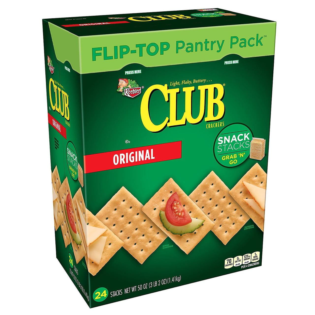 Keebler Club Crackers Snack Stacks (2.08 oz., 24 pk.)