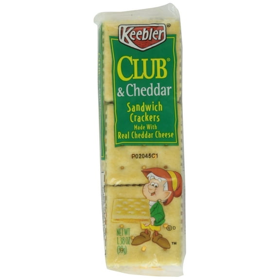 Kellogg's Keebler Club and Cheddar Sandwich Crackers (Pack of 48)