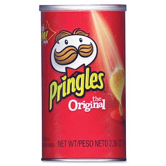 Keebler Co. Pringles Potato Crisps, Grab-Go Can, 2.36oz., Original