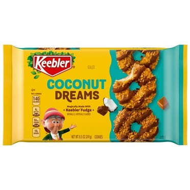 Keebler Coconut Dreams, Coconut and Caramel Cookies Coated in Keebler Fudge, 8.5 oz