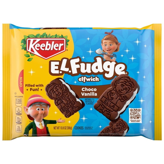 Keebler E.L.Fudge Elfwich Cookies - Choco Vanilla